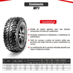 LLANTA 31X10.50 R15LT 6PR109Q SUV MT1 GALLANT - Image 2