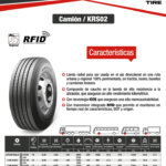 LLANTA 750 R16 12PR121M KRS02 DIR KUMHO KOREA - Image 2
