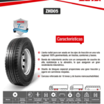 LLANTA 295/80 R22.5 18PR152/149L ZHD05 TRAC ZETA - Image 2